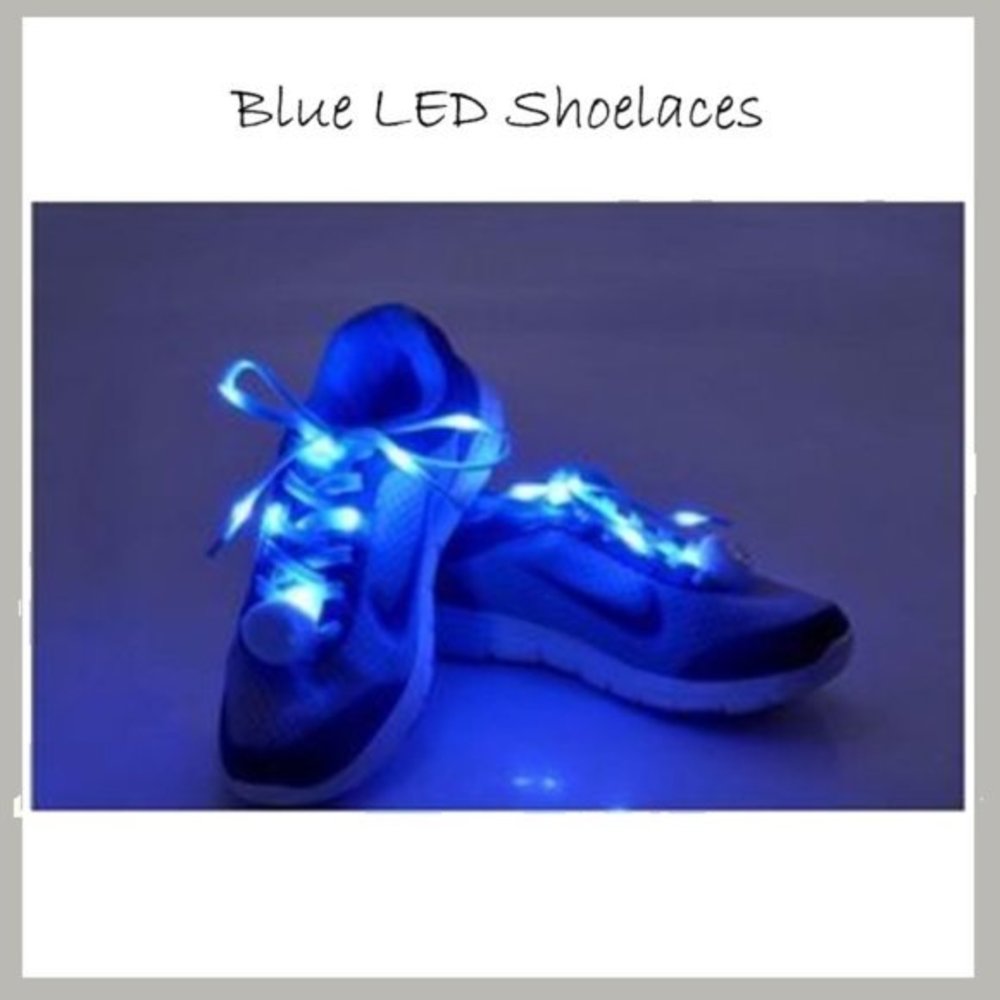 ✨ LED Light Up Shoelaces – YOU Choose 2 Colors! | Glow in the Dark Shoe Laces - Picture 4 of 16